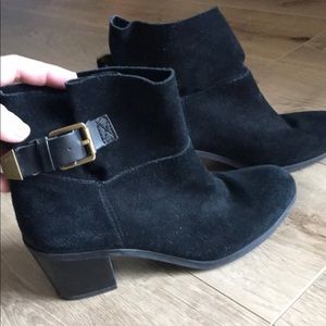 Franco Sarto Suede Booties